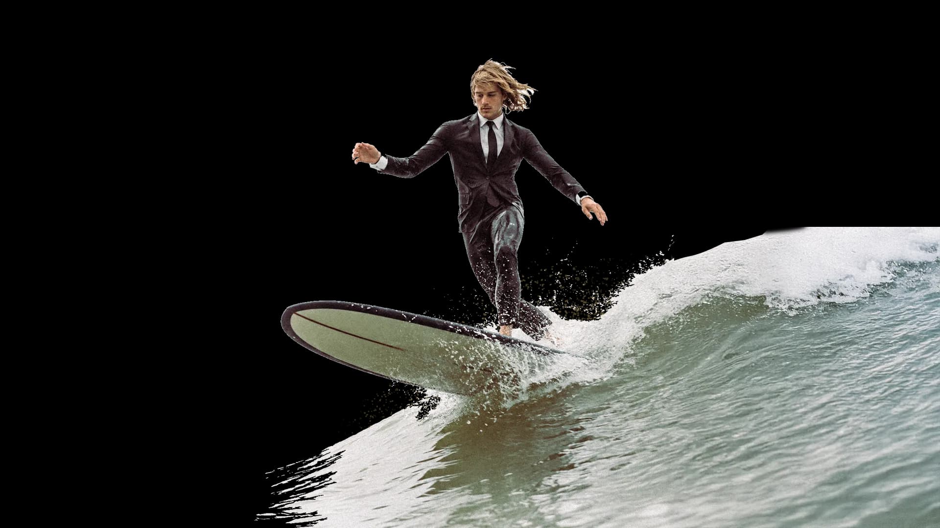 Surfista en la ola